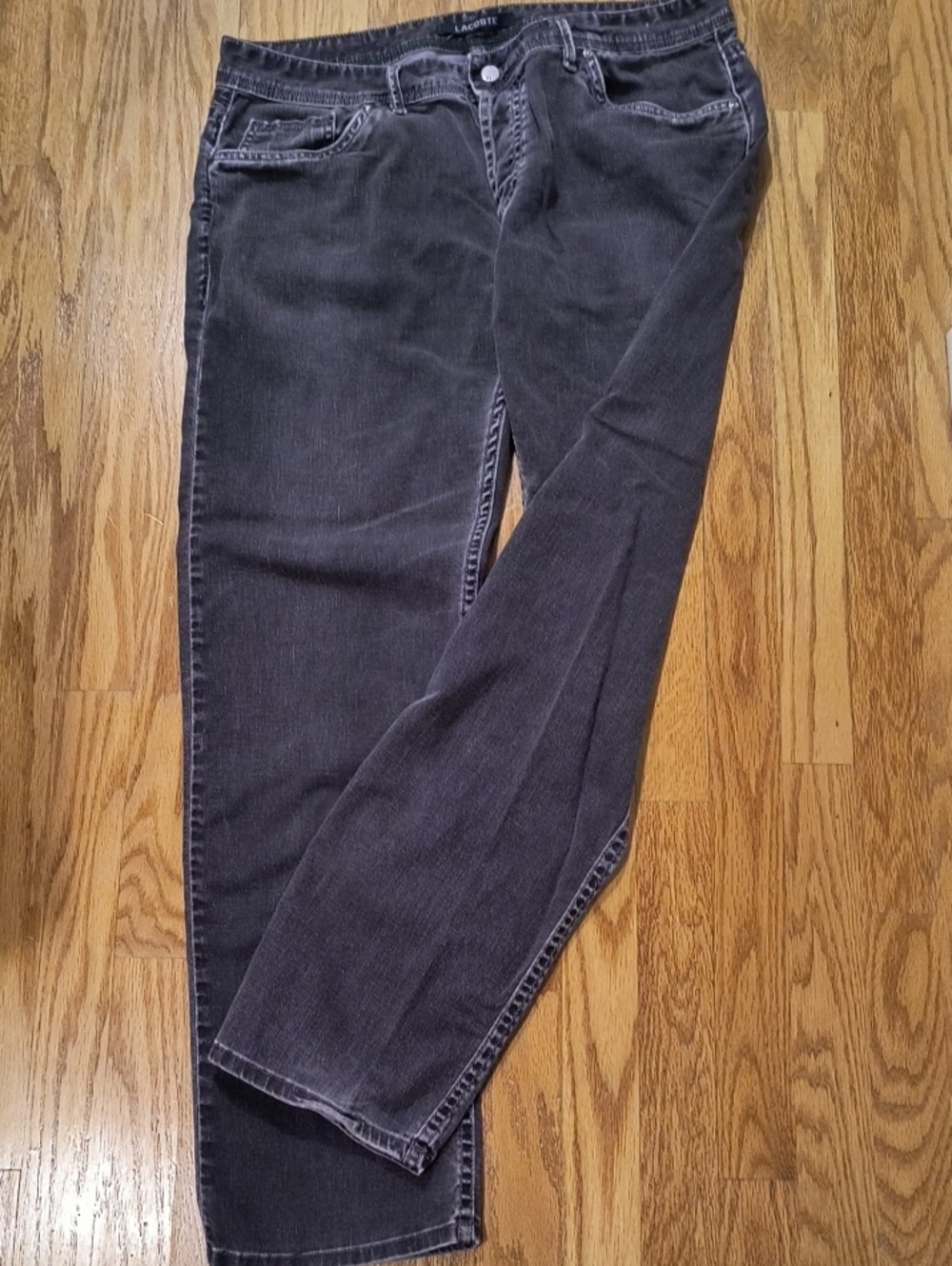 Lacoste Men’s Charcoal Straight Jeans